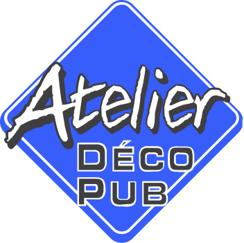 Logo Atelier déco pub Bleu